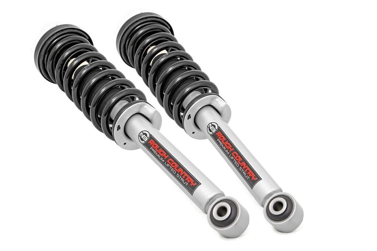 Rough Country Loaded Strut Pair 4 Inch Ford F-150 4WD (2009-2013)
