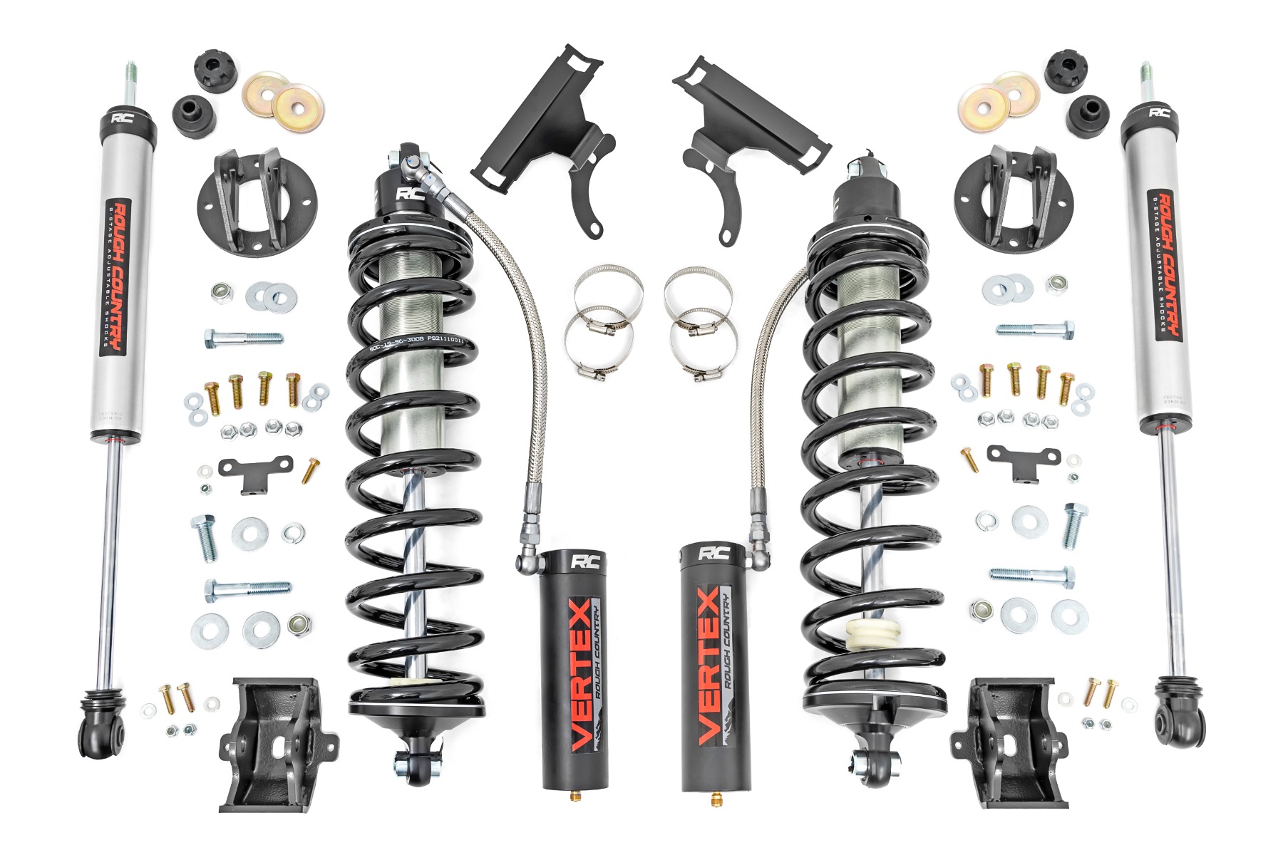 Rough Country 3 Inch Coilover Conversion Upgrade Kit Diesel Ford F-250/F-350 Super Duty (05-22)