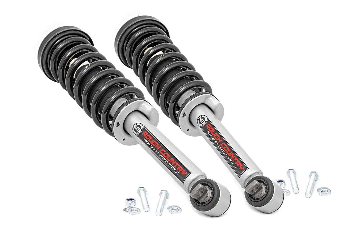 Rough Country Loaded Strut Pair 6 Inch Ford Ranger 4WD (2019-2023)