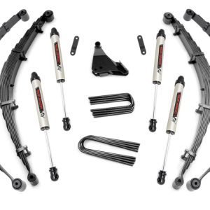 Rough Country 4 Inch Lift Kit Rear Springs V2 Ford F-250/F-350 Super Duty 4WD (99-04)