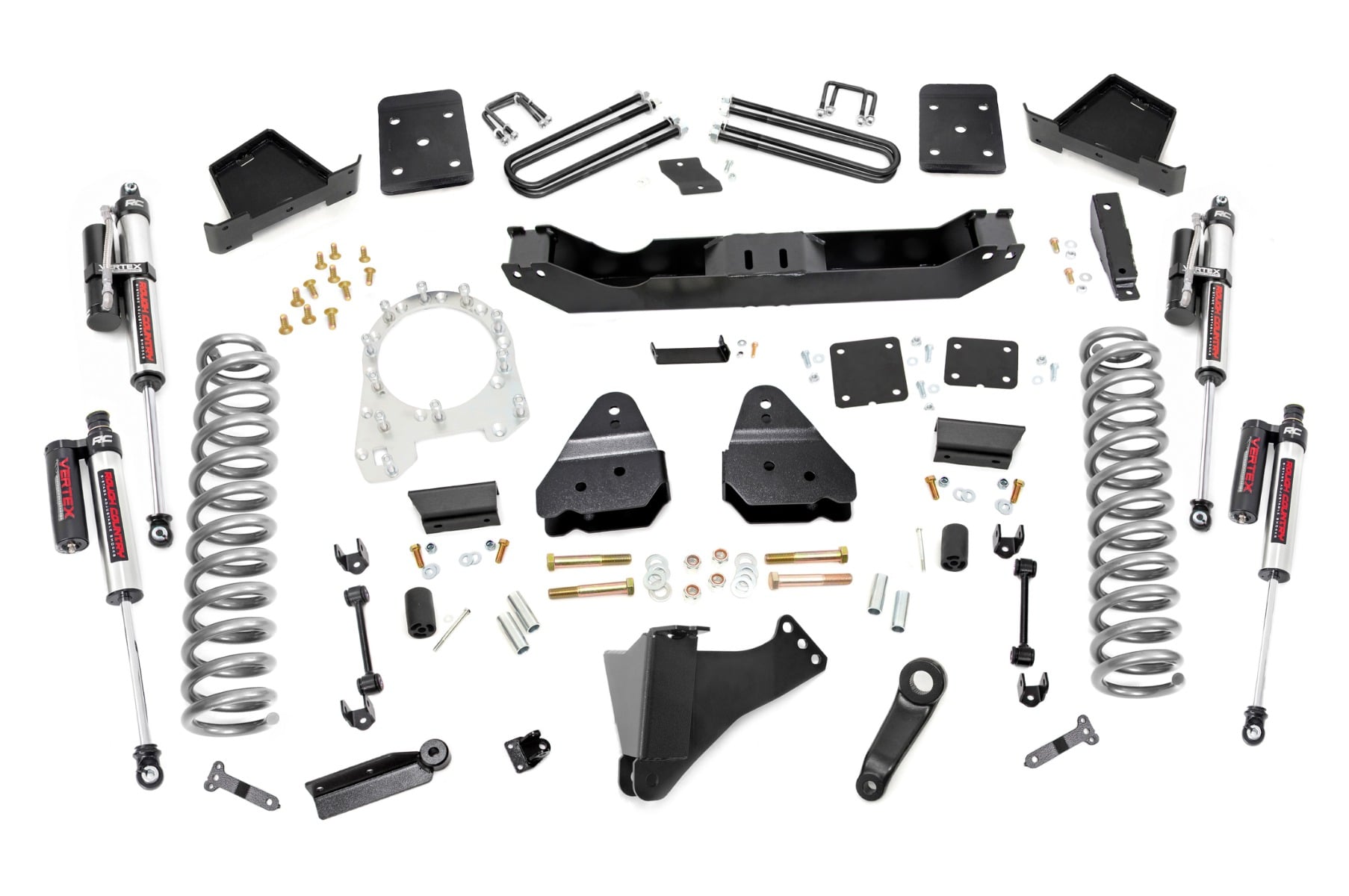 Rough Country 6 Inch Lift Kit Diesel No OVLD Vertex Ford F-250/F-350 Super Duty (17-22)