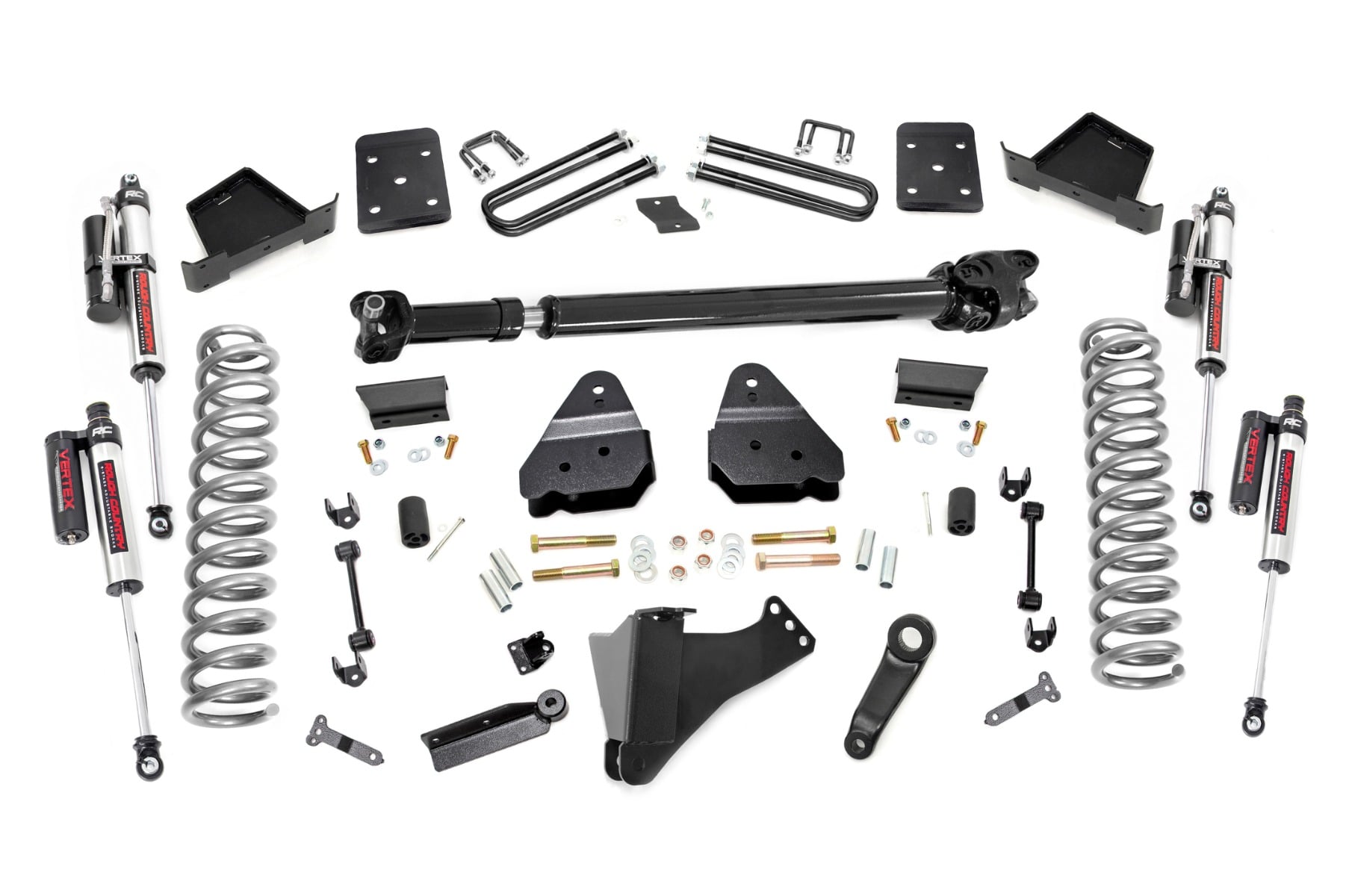 Rough Country 6 Inch Lift Kit OVLDS D/S Vertex Ford F-250/F-350 Super Duty (17-22)