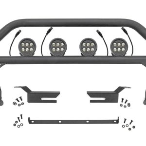 Rough Country Nudge Bar 3.5 Inch Round Led (x4) Ford Bronco 4WD (2021-2026)