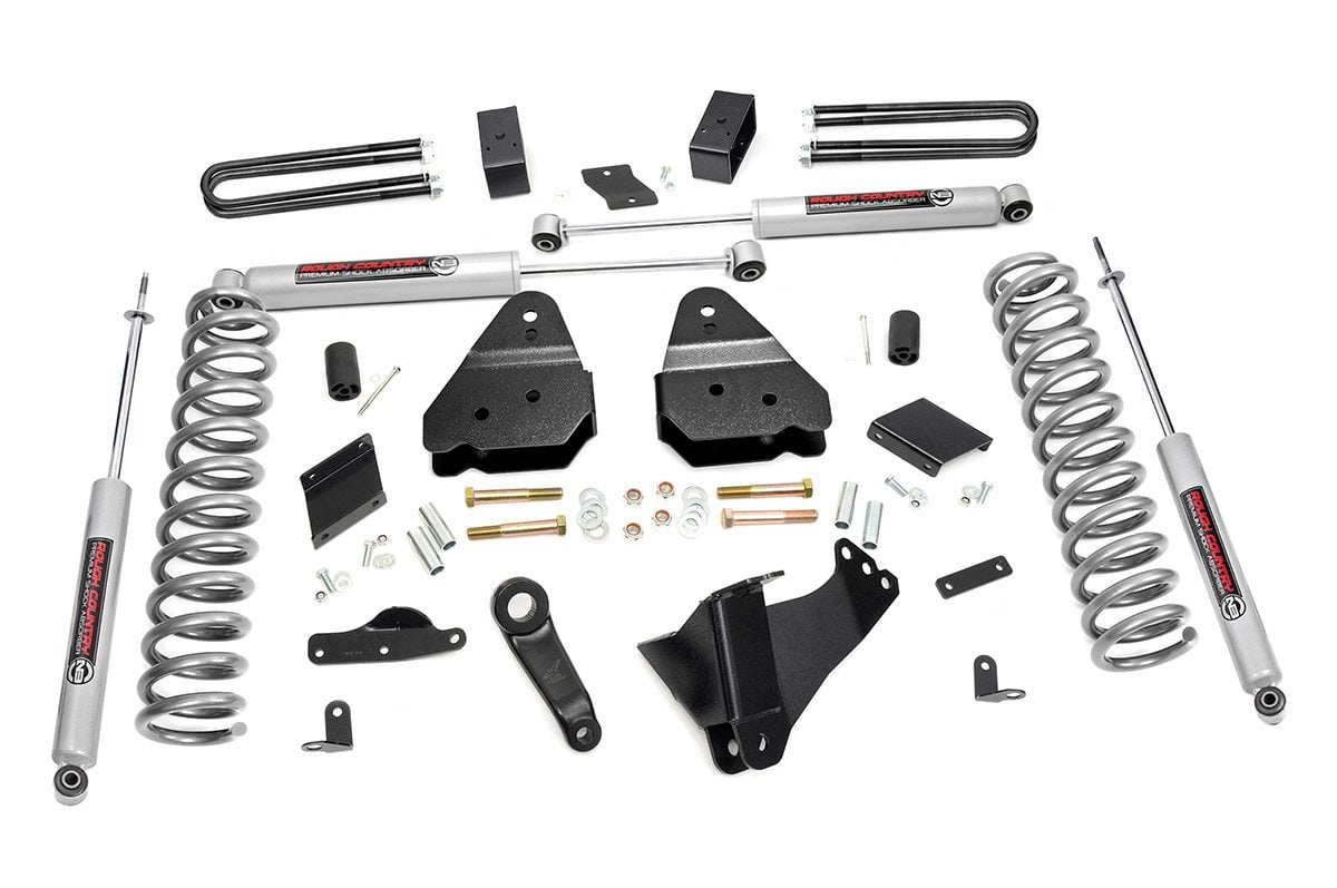 Rough Country 4.5 Inch Lift Kit OVLD Ford F-250 Super Duty 4WD (2011-2014)