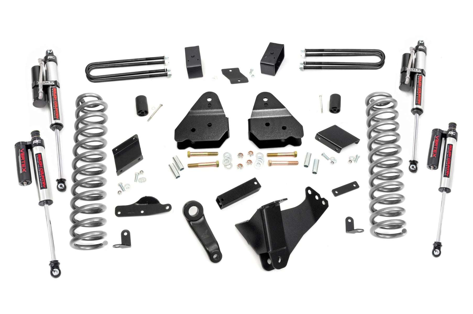 Rough Country 4.5 Inch Lift Kit OVLD Vertex Ford F-250 Super Duty 4WD (2011-2014)