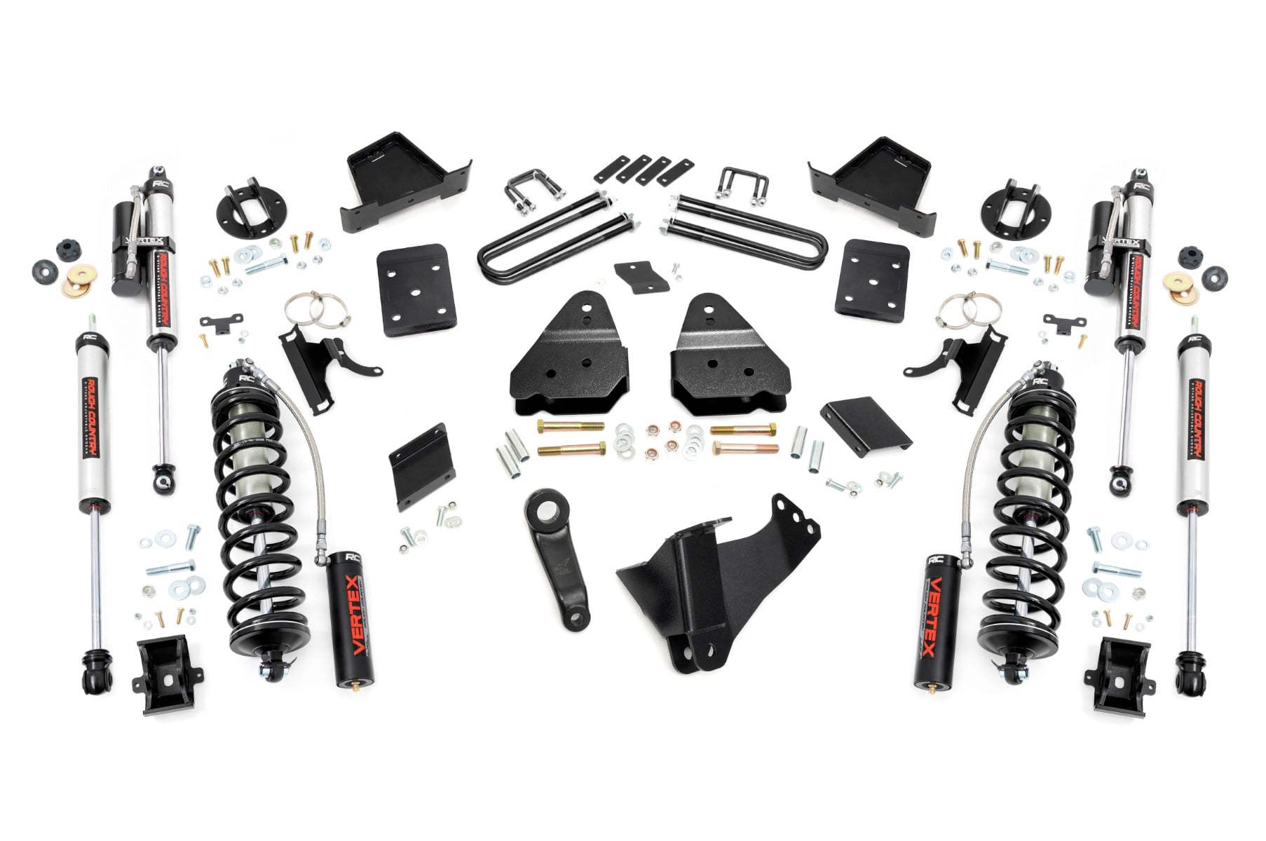 Rough Country 4.5 Inch Lift Kit OVLD C/O Vertex Ford F-250 Super Duty 4WD (11-14)
