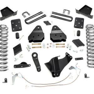 Rough Country 6 Inch Lift Kit Gas OVLD Vertex Ford F-250 Super Duty 4WD (2011-2014)