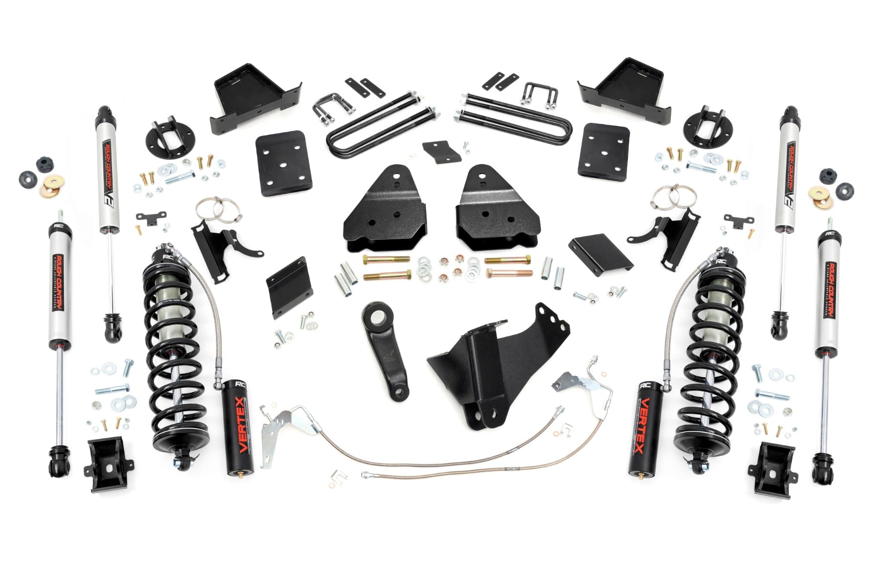 Rough Country 6 Inch Lift Kit Diesel No OVLD C/O V2 Ford F-250 Super Duty (11-14)