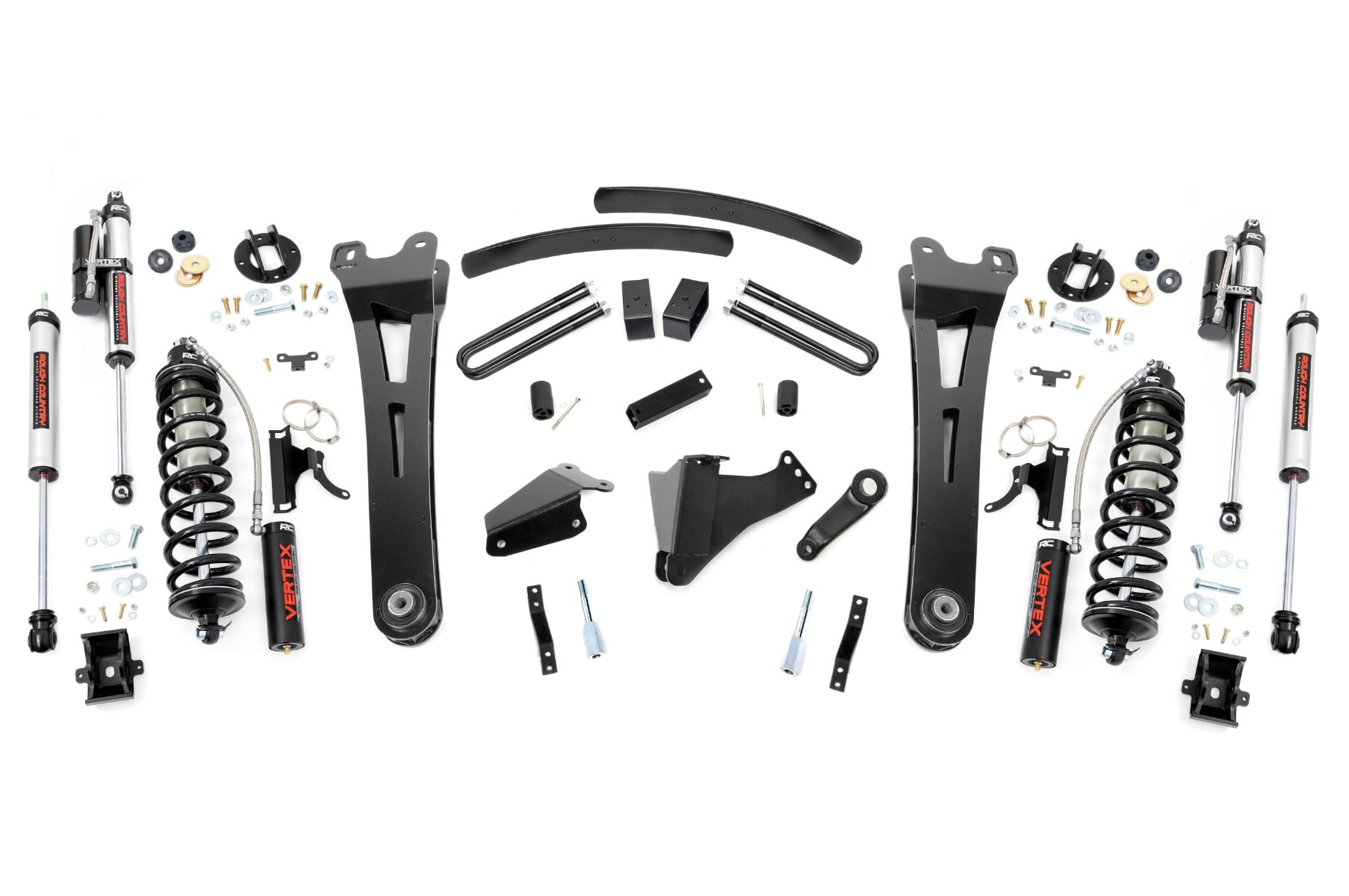 Rough Country 6 Inch Lift Kit Diesel Radius Arm C/O Vertex Ford F-250/F-350 Super Duty (05-07)