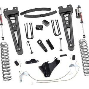 Rough Country 6 Inch Lift Kit Gas Radius Arm Vertex Ford F-250/F-350 Super Duty (08-10)