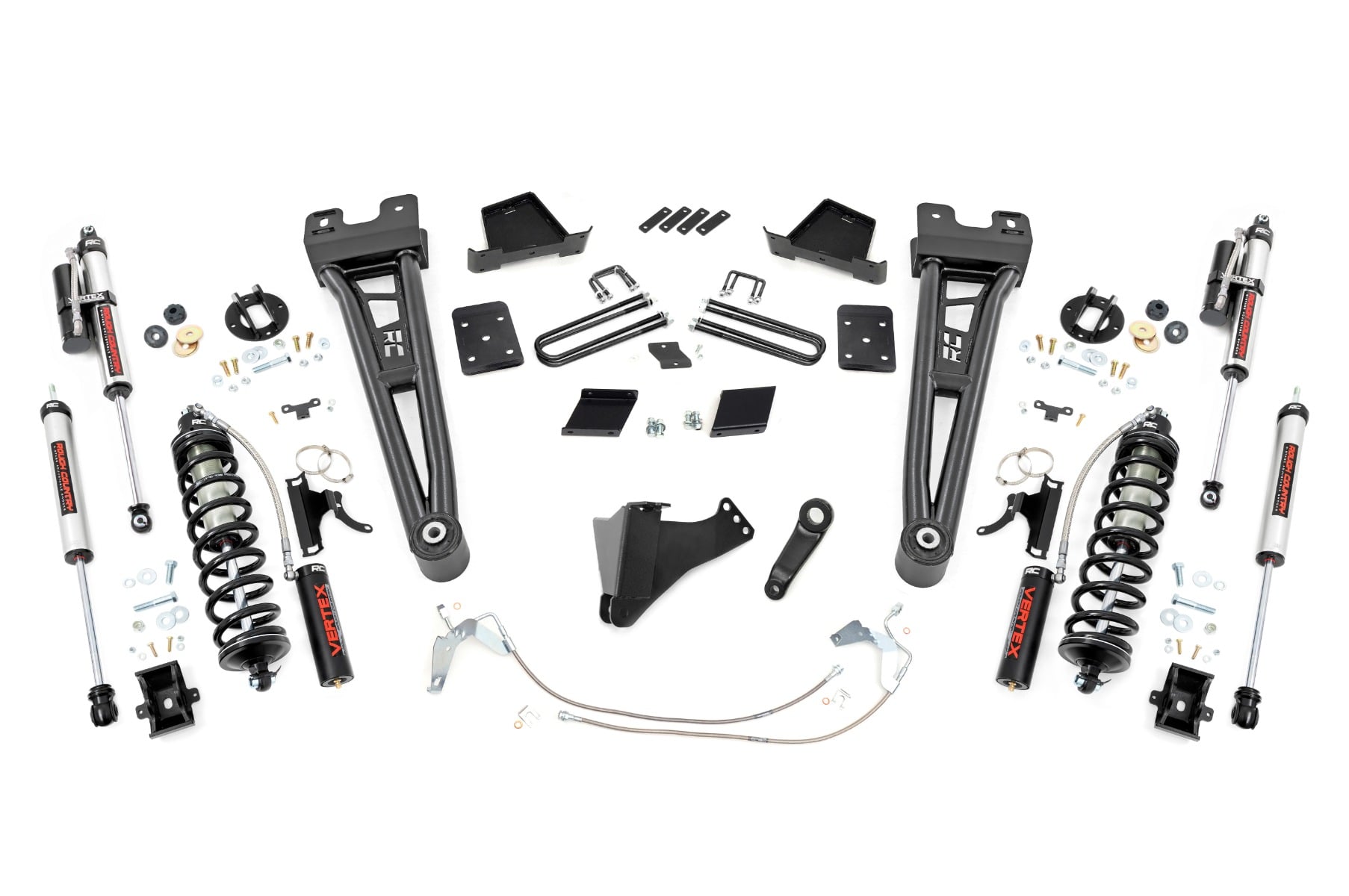 Rough Country 6 Inch Lift Kit Diesel Radius Arm C/O Vertex Ford F-250 Super Duty (15-16)