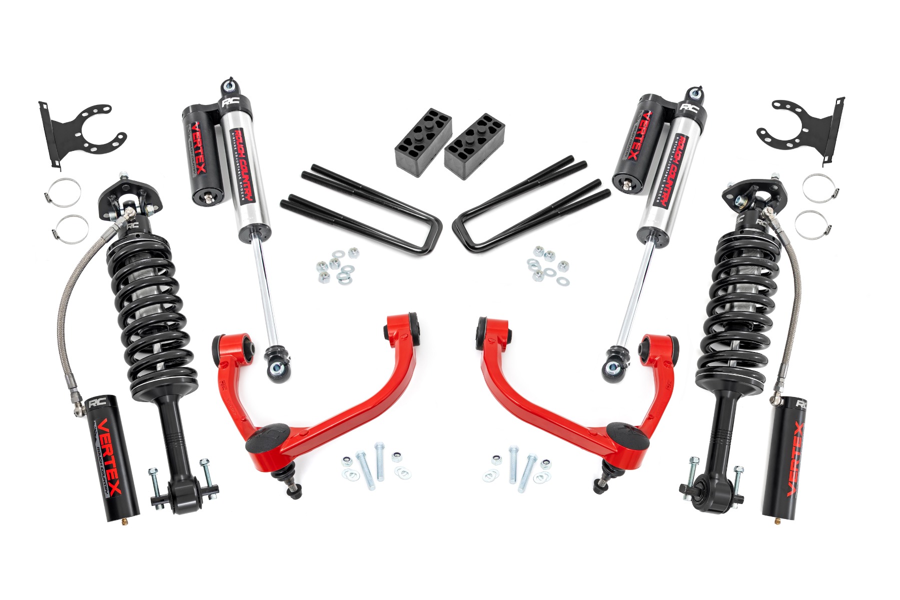 Rough Country 3 Inch Lift Kit Vertex Ford F-150 4WD (2014-2020)