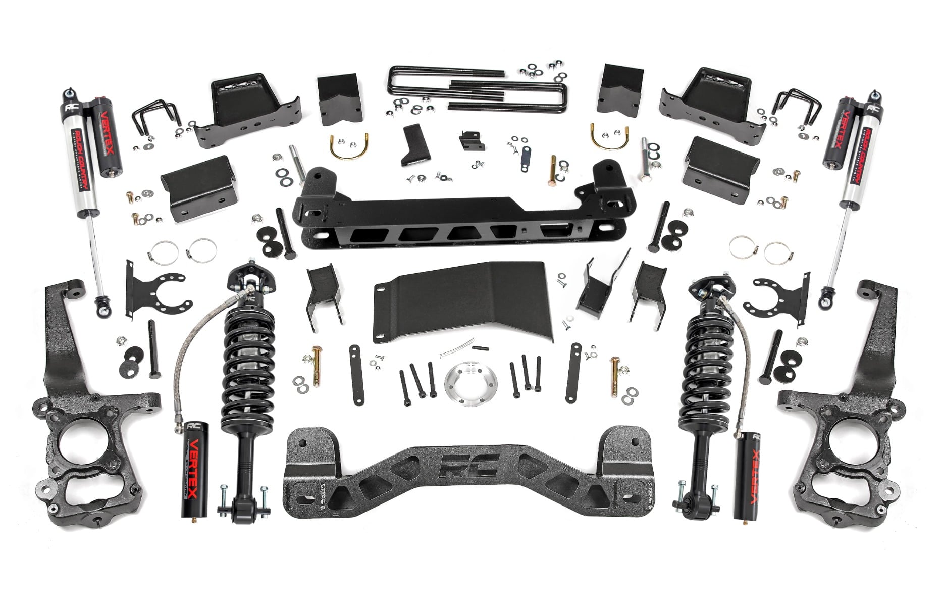 Rough Country 6 Inch Lift Kit Vertex Ford F-150 4WD (2015-2020)