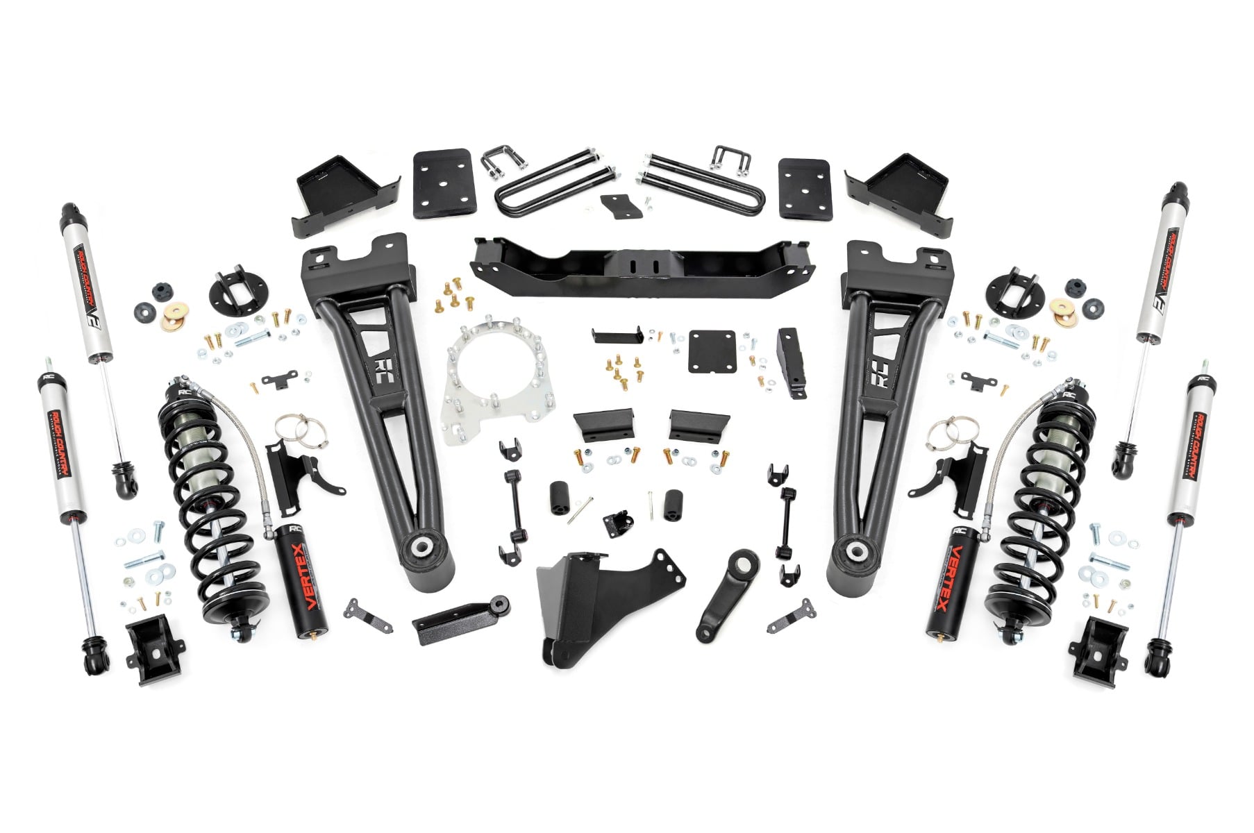 Rough Country 6 Inch Lift Kit R/A OVLDS C/O V2 Ford F-250/F-350 Super Duty (17-22)