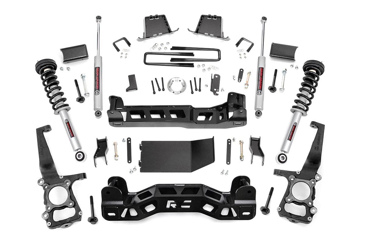 Rough Country 6 Inch Lift Kit N3 Struts Ford F-150 4WD (2009-2010)