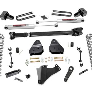 Rough Country 4.5 Inch Lift Kit DRW FR Drive Shaft Ford F-350 Super Duty 4WD (17-22)