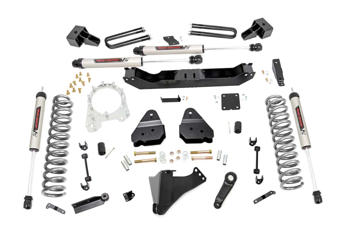 Rough Country 4.5 Inch Lift Kit Dually V2 Ford F-350 Super Duty 4WD (2017-2022)