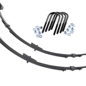 Rough Country Rear Leaf Springs Military Wrap 4″ Lift Pair Jeep Wrangler YJ (87-95)