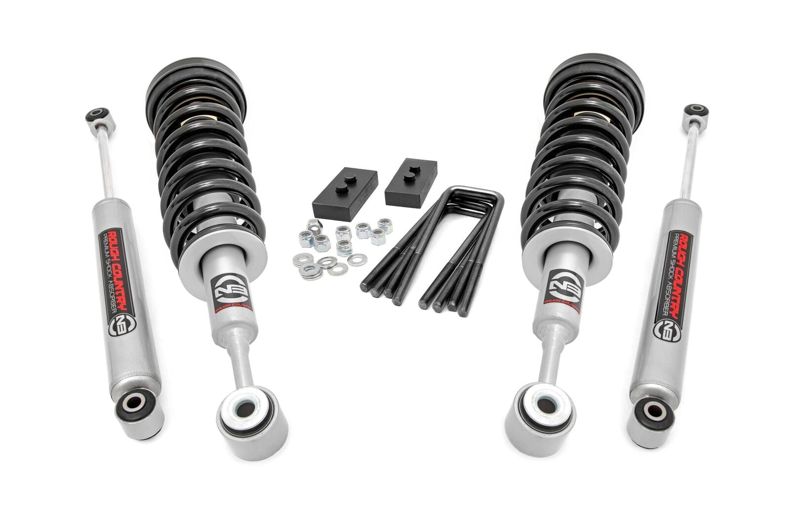 Rough Country 2.5 Inch Lift Kit N3 Struts/N3 Ford F-150 4WD (2004-2008)