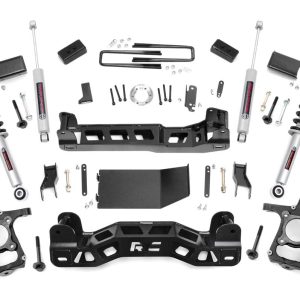 Rough Country 4 Inch Lift Kit N3 Struts Ford F-150 4WD (2011-2013)