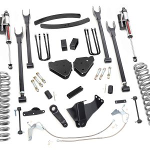 Rough Country 6 Inch Lift Kit Gas 4 Link Vertex Ford F-250/F-350 Super Duty (08-10)