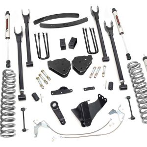 Rough Country 6 Inch Lift Kit Gas 4 Link V2 Ford F-250/F-350 Super Duty 4WD (08-10)