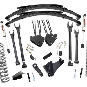 Rough Country 8 Inch Lift Kit 4 Link RR Springs V2 Ford F-250/F-350 Super Duty (05-07)