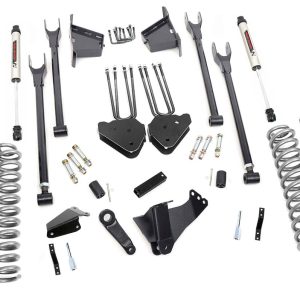 Rough Country 8 Inch Lift Kit 4 Link RR Blocks V2 Ford F-250/F-350 Super Duty (05-07)