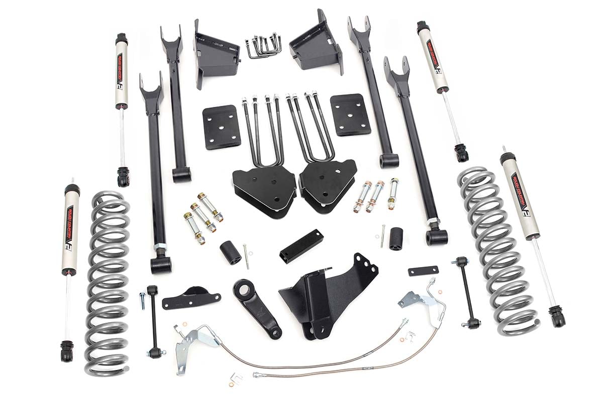 Rough Country 8 Inch Lift Kit 4 Link V2 Ford F-250/F-350 Super Duty 4WD (2008-2010)