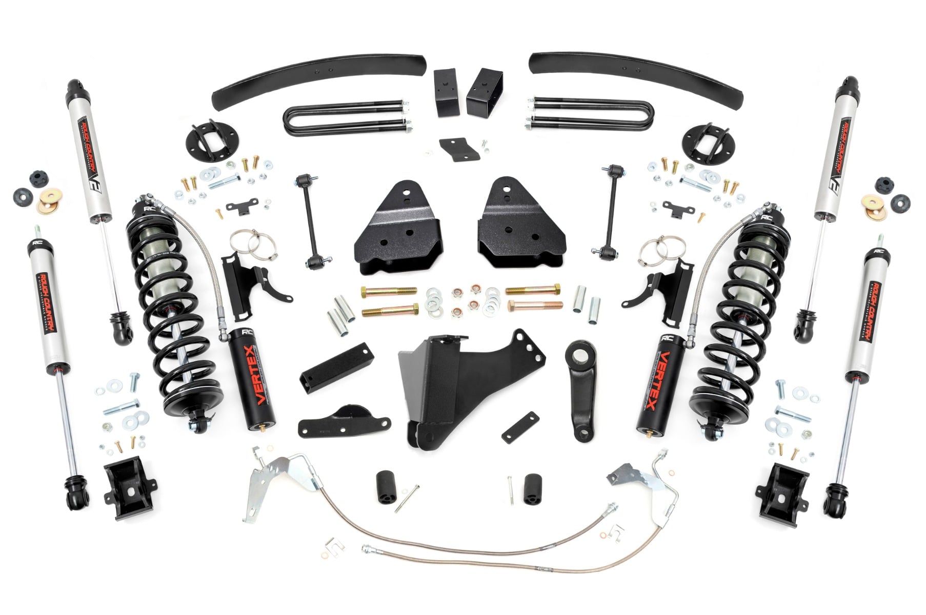Rough Country 6 Inch Lift Kit Diesel C/O V2 Ford F-250/F-350 Super Duty (08-10)