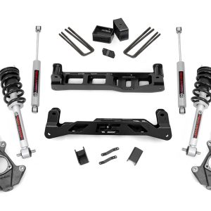 Rough Country 5 Inch Lift Kit Cast Steel N3 Struts Chevy/GMC 1500 (14-17)
