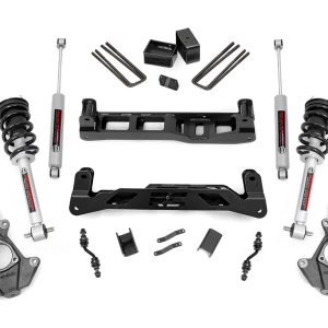 Rough Country 5 Inch Lift Kit Alu/Stamp Steel N3 Struts Chevy/GMC 1500 (14-18 & Classic)