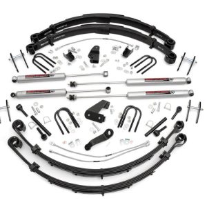 Rough Country 6 Inch Lift Kit Manual Steer Jeep Wrangler YJ 4WD (1987-1995)
