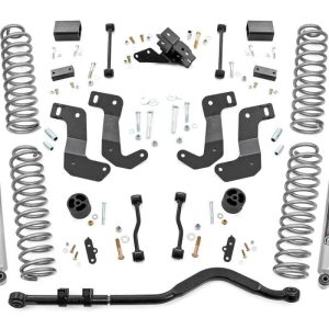 Rough Country 3.5 Inch Lift Kit C/A Drop 2-Door Jeep Wrangler JL 4WD (2018-2023)