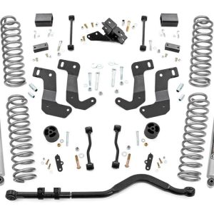 Rough Country 3.5 Inch Lift Kit C/A Drop 2-Door Jeep Wrangler JL 4WD (2024-2026)