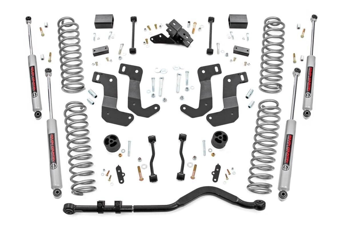 Rough Country 3.5 Inch Lift Kit C/A Drop 2-Door Jeep Wrangler JL 4WD (2024-2026)