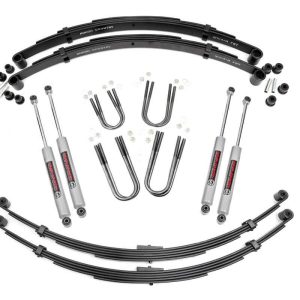 Rough Country 3 Inch Lift Kit Rear Springs Jeep Grand Wagoneer/J10 Truck/J20 Truck/Wagoneer 4WD