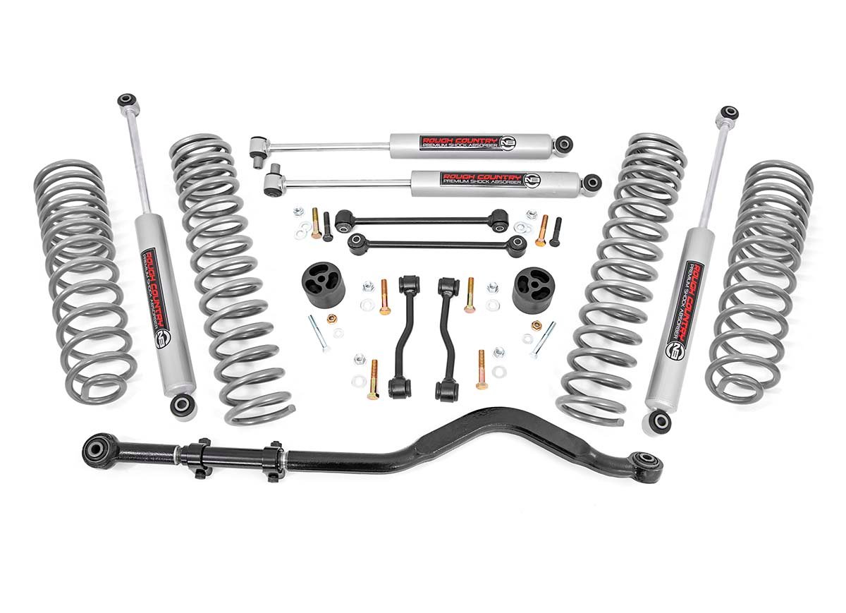 Rough Country 3.5 Inch Lift Kit Springs N3 Jeep Gladiator JT 4WD (2024-2026)
