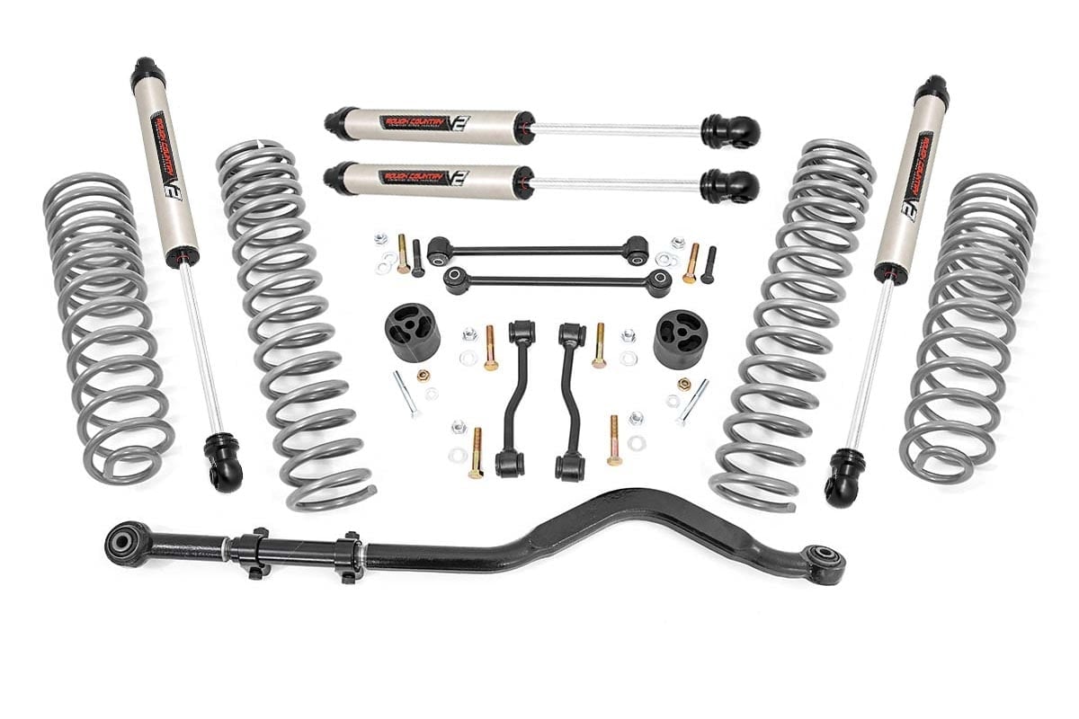 Rough Country 3.5 Inch Lift Kit Springs V2 Jeep Gladiator JT 4WD (2024-2026)