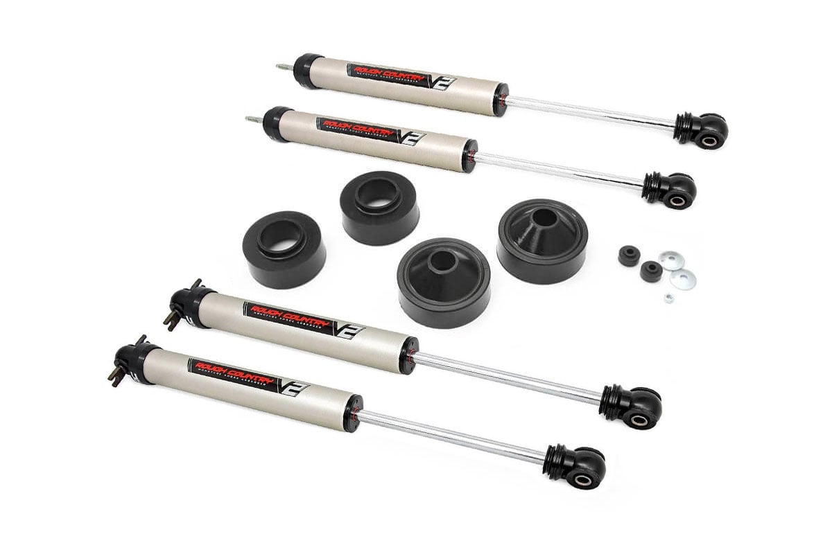 Rough Country 1.75 Inch Lift Kit V2 Jeep Wrangler JK/Wrangler Unlimited (2007-2018)
