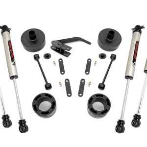 Rough Country 2.5 Inch Lift Kit Spacers V2 Jeep Wrangler JK/Wrangler Unlimited (07-18)