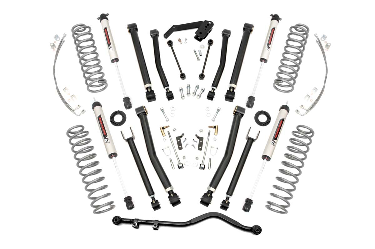 Rough Country 4 Inch Lift Kit X-Series V2 Jeep Wrangler JK 4WD (2007-2018)