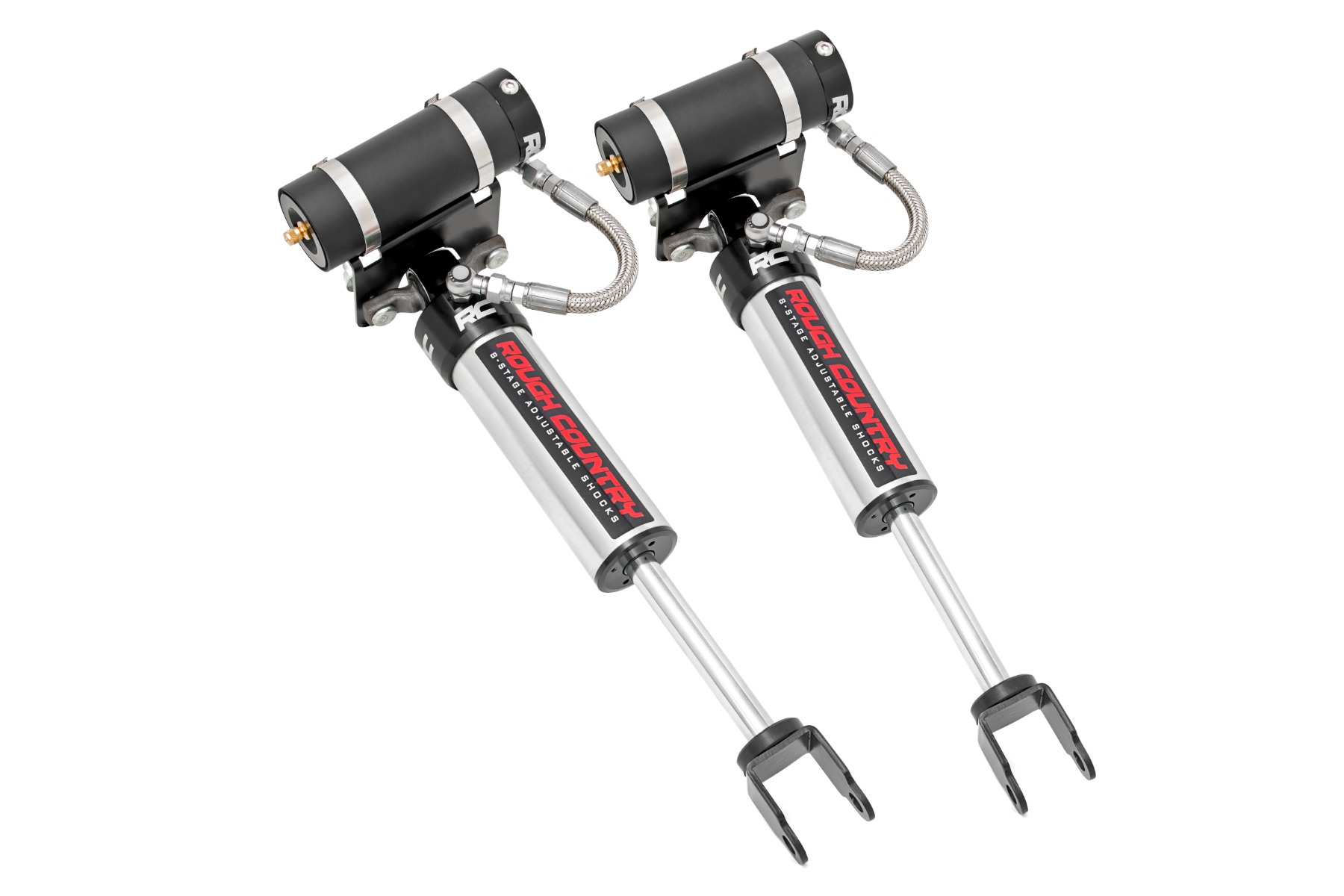 Rough Country Vertex 2.5 Reservoir Front Shocks 3.5″ Chevy/GMC 2500HD (20-26)