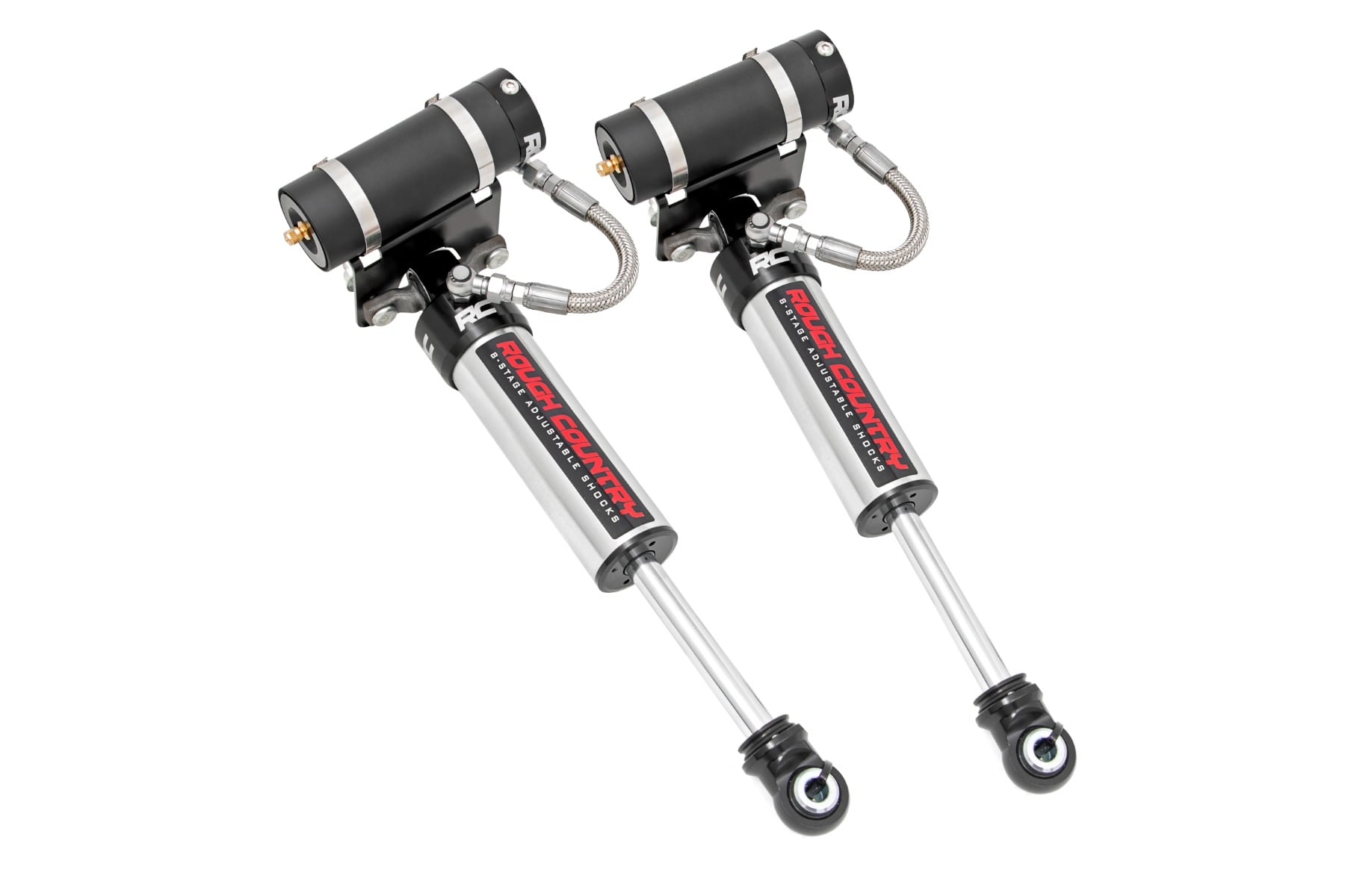 Rough Country Vertex 2.5 Reservoir Front Shocks 5-7.5″ NTD Lifts Only Chevy/GMC 2500HD/3500HD (11-26)