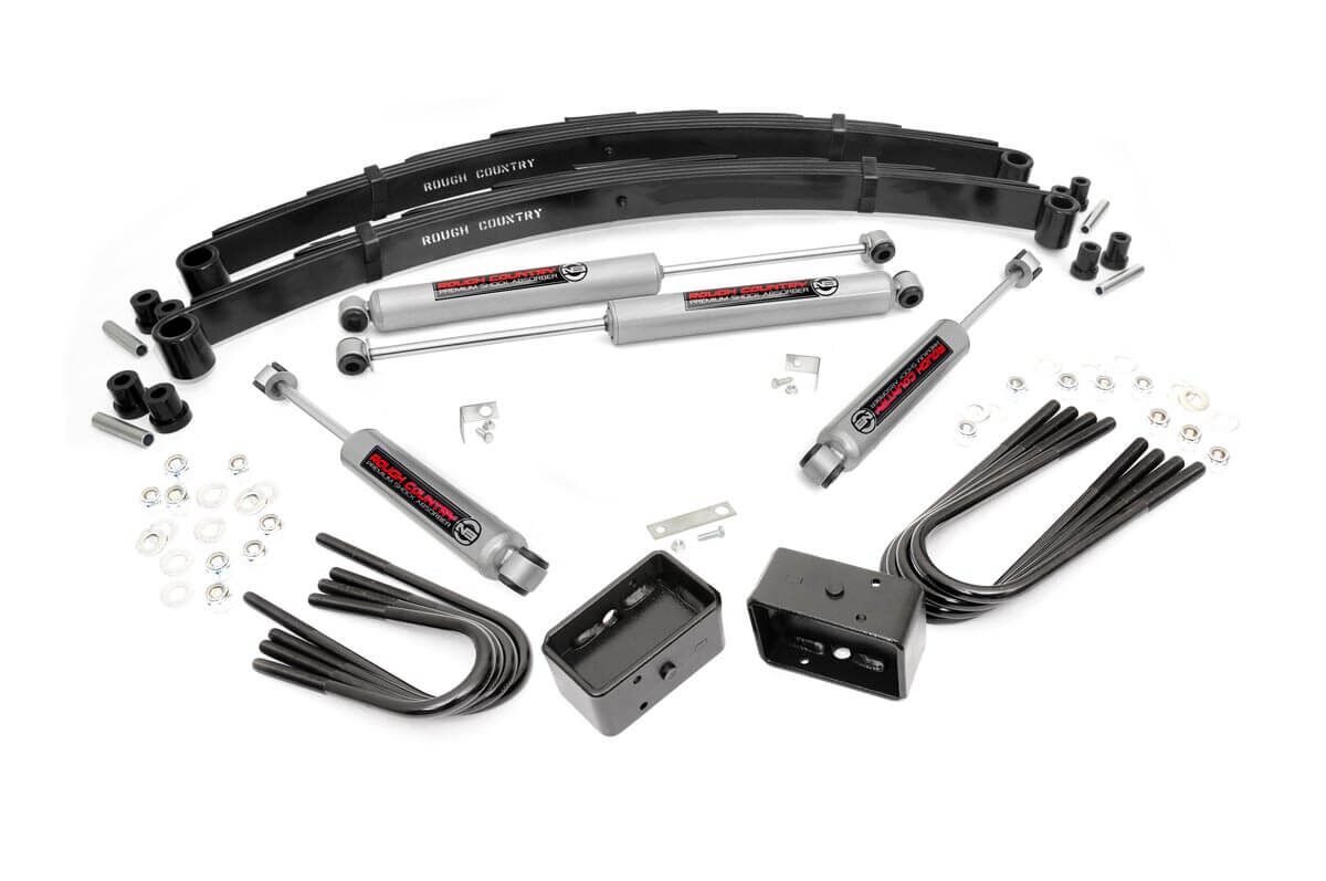 Rough Country 2 Inch Lift Kit RR Blocks Chevy/GMC C10/K10 Truck & SUV/K5 Blazer (77-87)