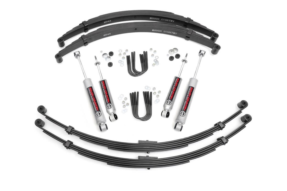 Rough Country 4 Inch Lift Kit International Scout II 4WD (1974-1980)