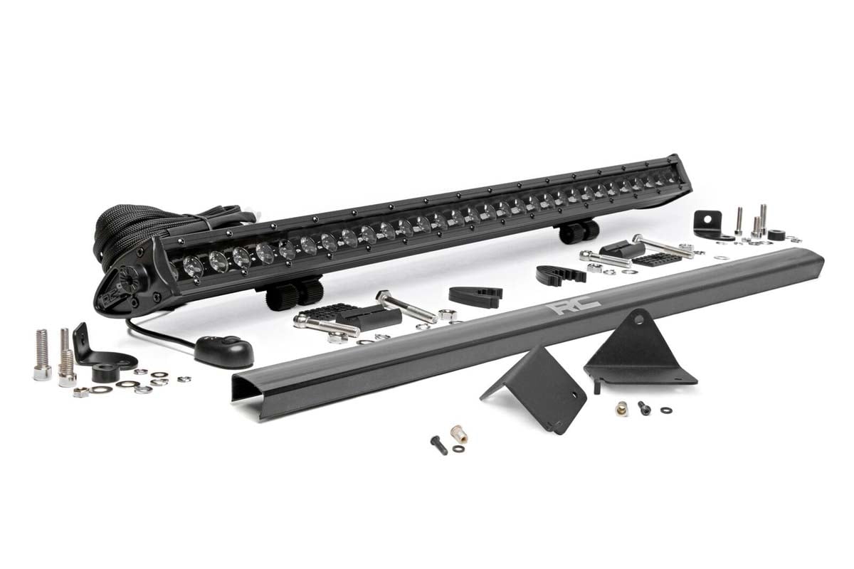 Rough Country LED Light Under Bed 30″ Black Single Row Can-Am Defender HD 5/HD 8/HD 9/HD 10