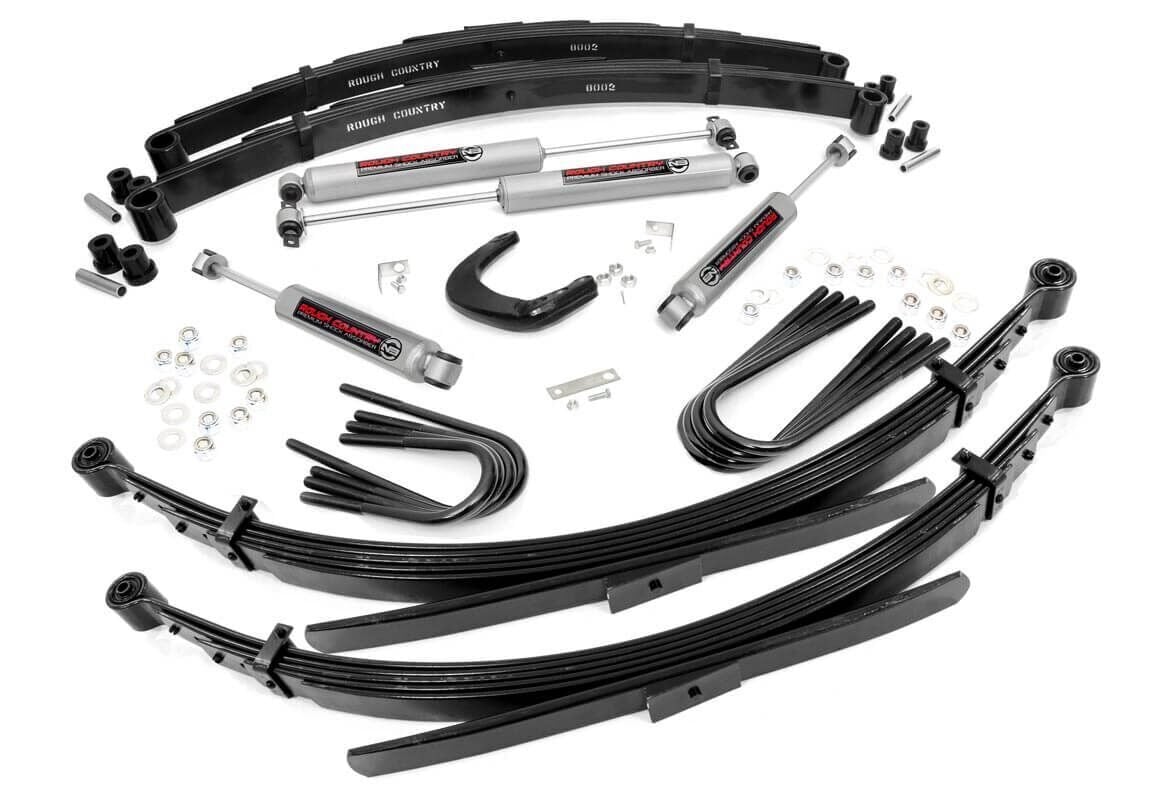 Rough Country 6 Inch Lift Kit Rear Springs Chevy/GMC 3/4-Ton Suburban/C20/K20 Truck/C25/K25 Truck (73-76)