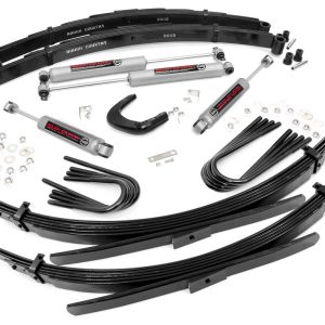 Rough Country 4 Inch Lift Kit 52 Inch RR Springs Chevy/GMC 3/4-Ton Suburban/C25/K25 Truck (77-87)