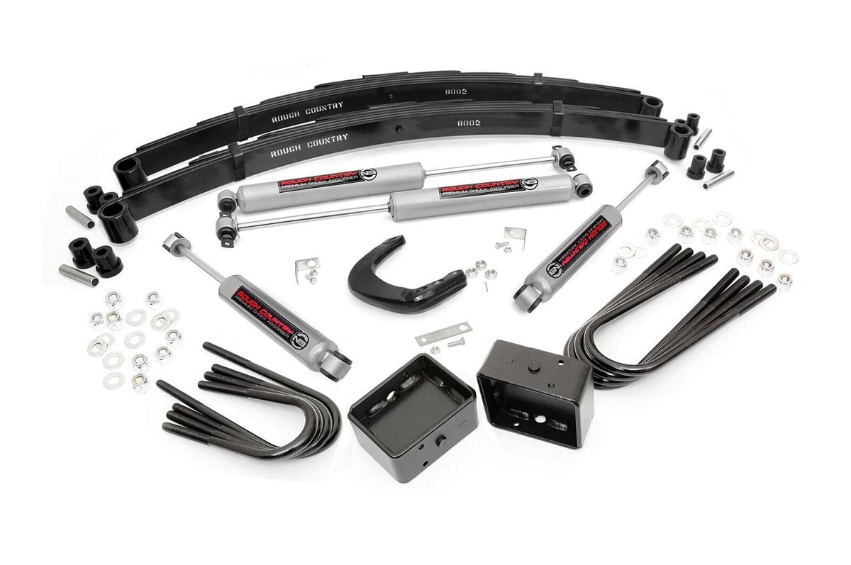Rough Country 4 Inch Lift Kit Chevy/GMC C20/K20 C25/K25 Truck/Half-Ton Suburban (77-91)